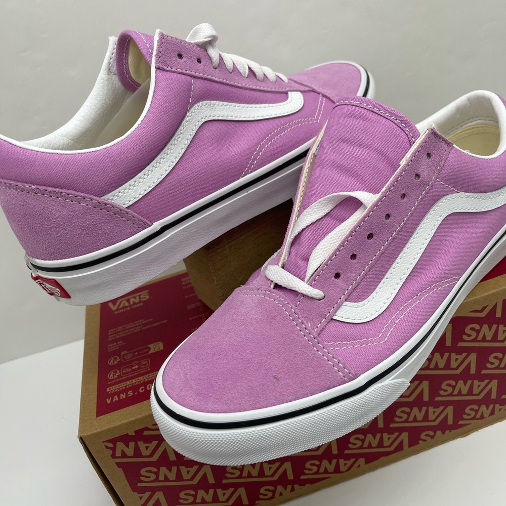 Vans Old Skool
Orchid/True White Sneakers Lavender 
VN0A3WKT3SQ - Picture 10 of 16